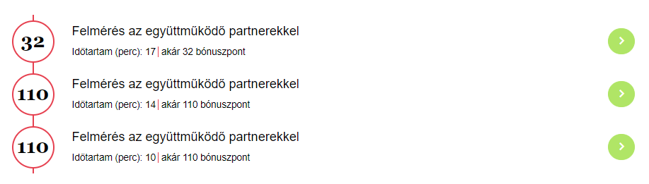 MarketAgent kérdőíves oldal - kutatások